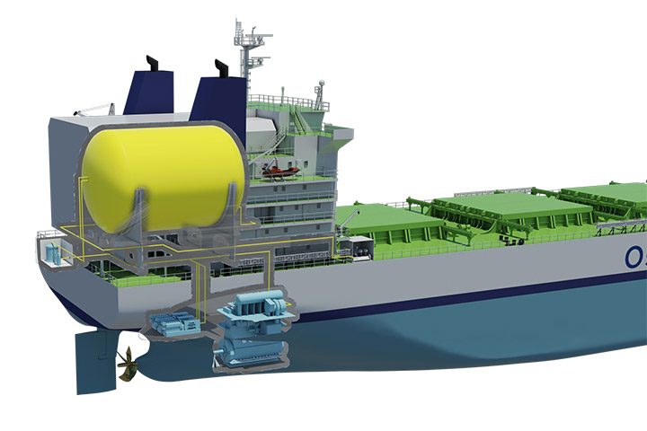 LNG fueled ship